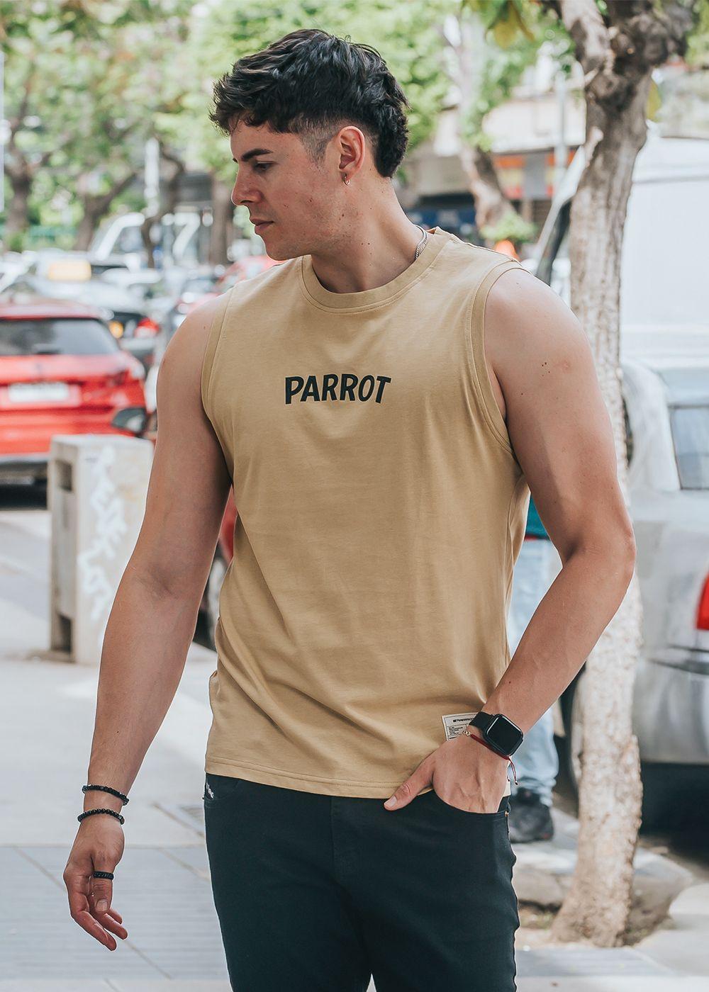 Polera Oversize Marca Parrot | L - Camel-3