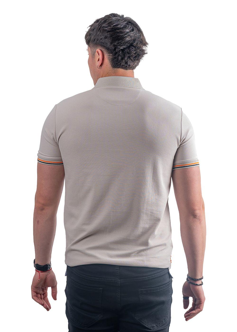 Polera con cuello Premium Marca Parrot | L - Beige-2