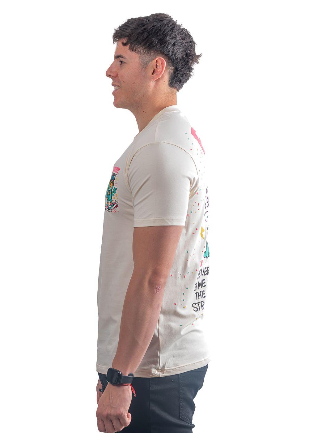 Polera Premium Loro Marca Parrot | L - Blanco-1