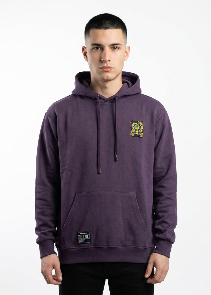 Hoodie oso Parrot Beige L-0