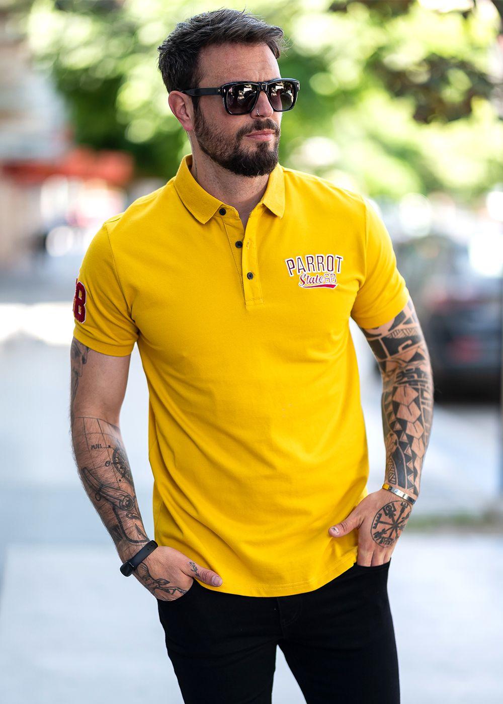 POLERA CUELLO PIQUE HOMBRE-3