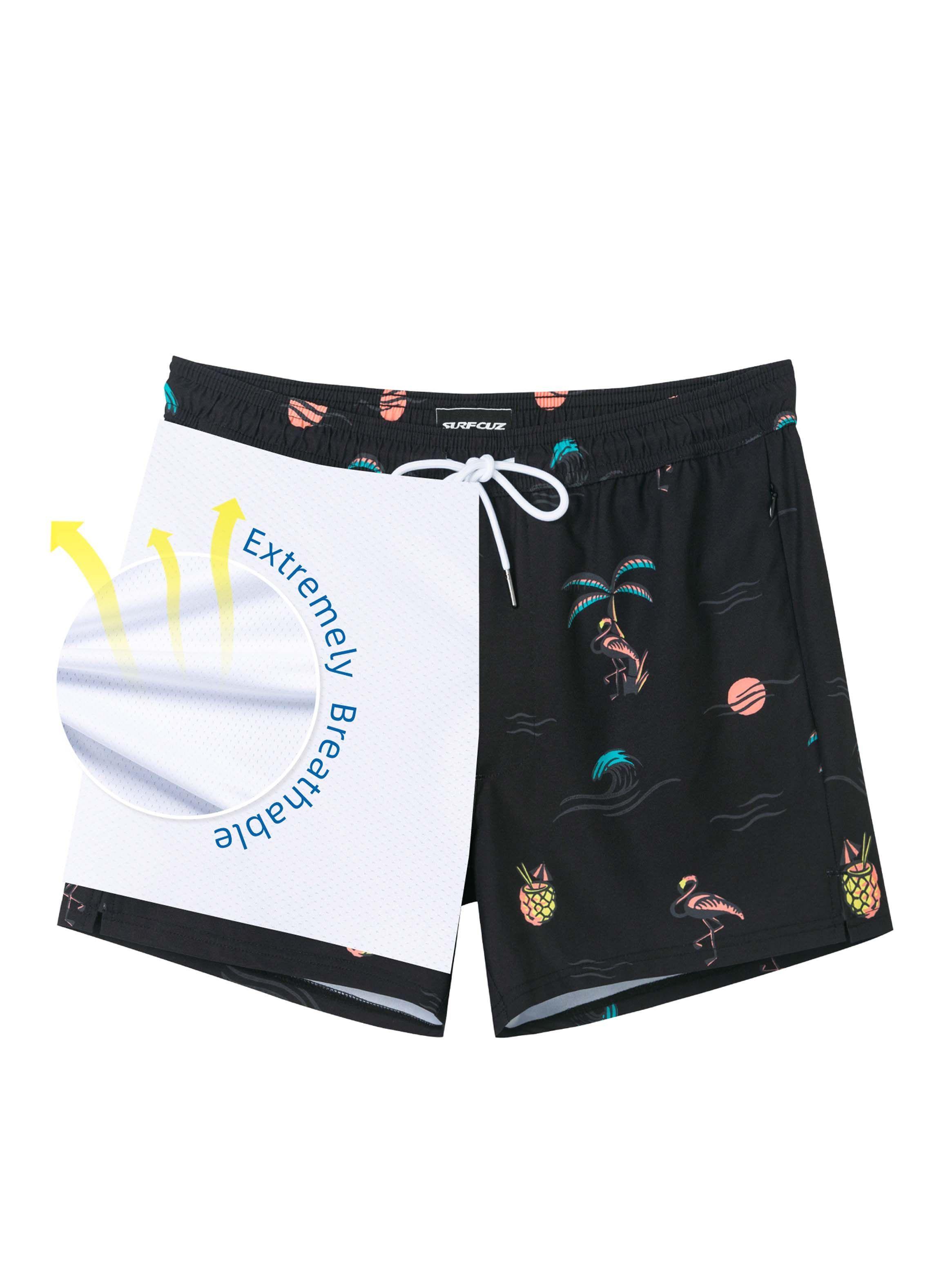 Traje de Baño 2 en 1 Black White-2