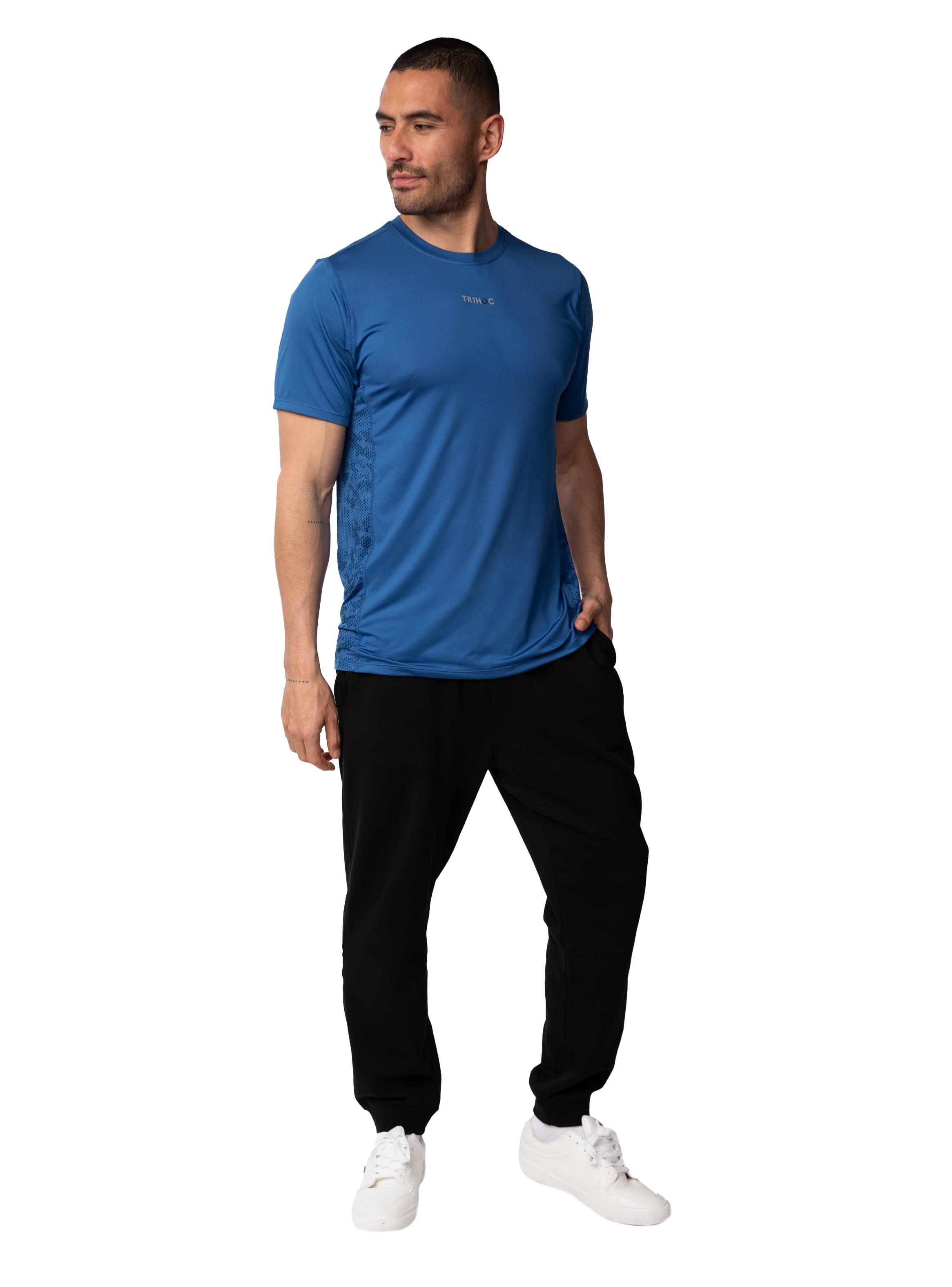 Polera de running Hombre - Azul-1