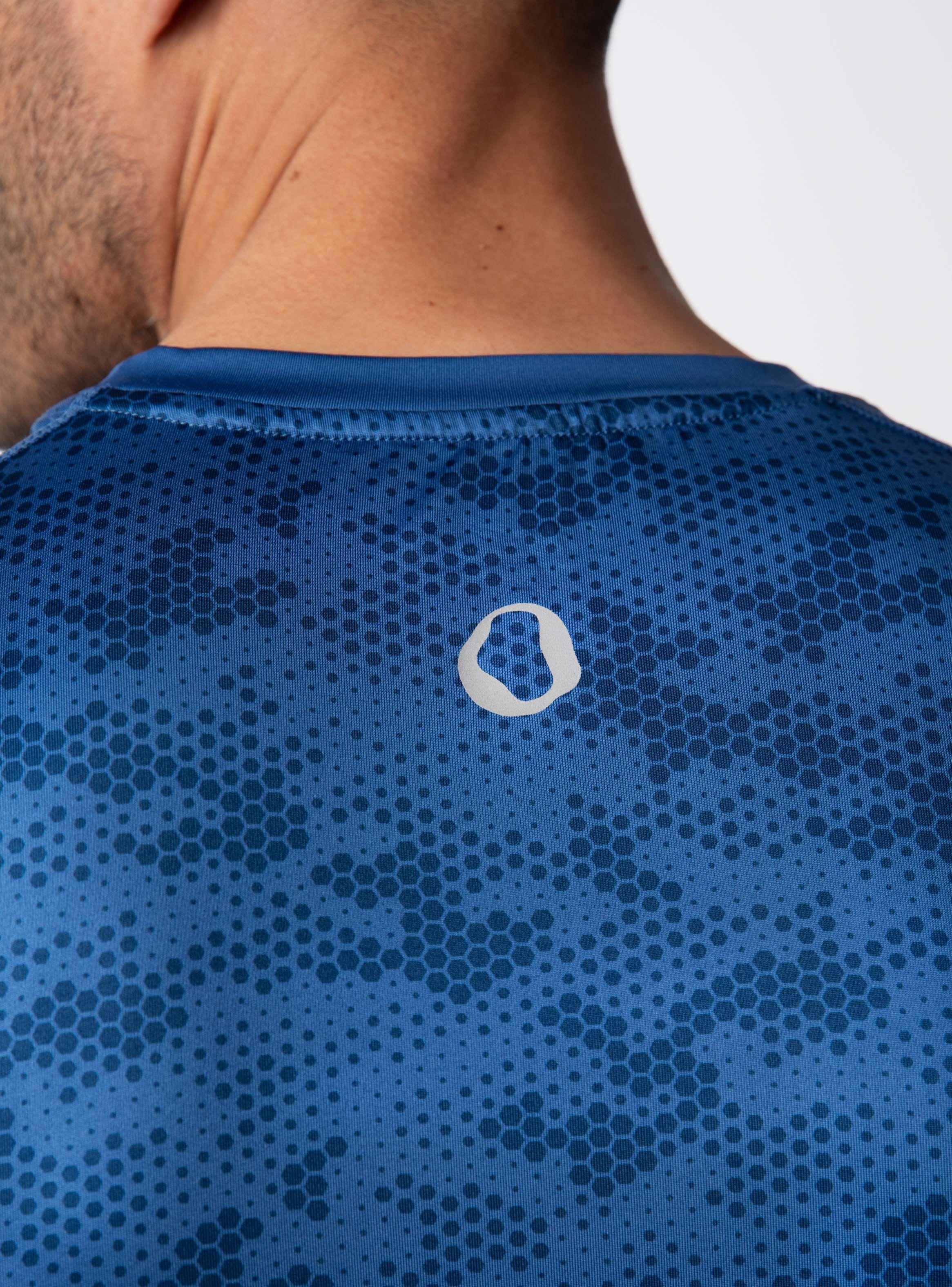 Polera de running Hombre - Azul-3