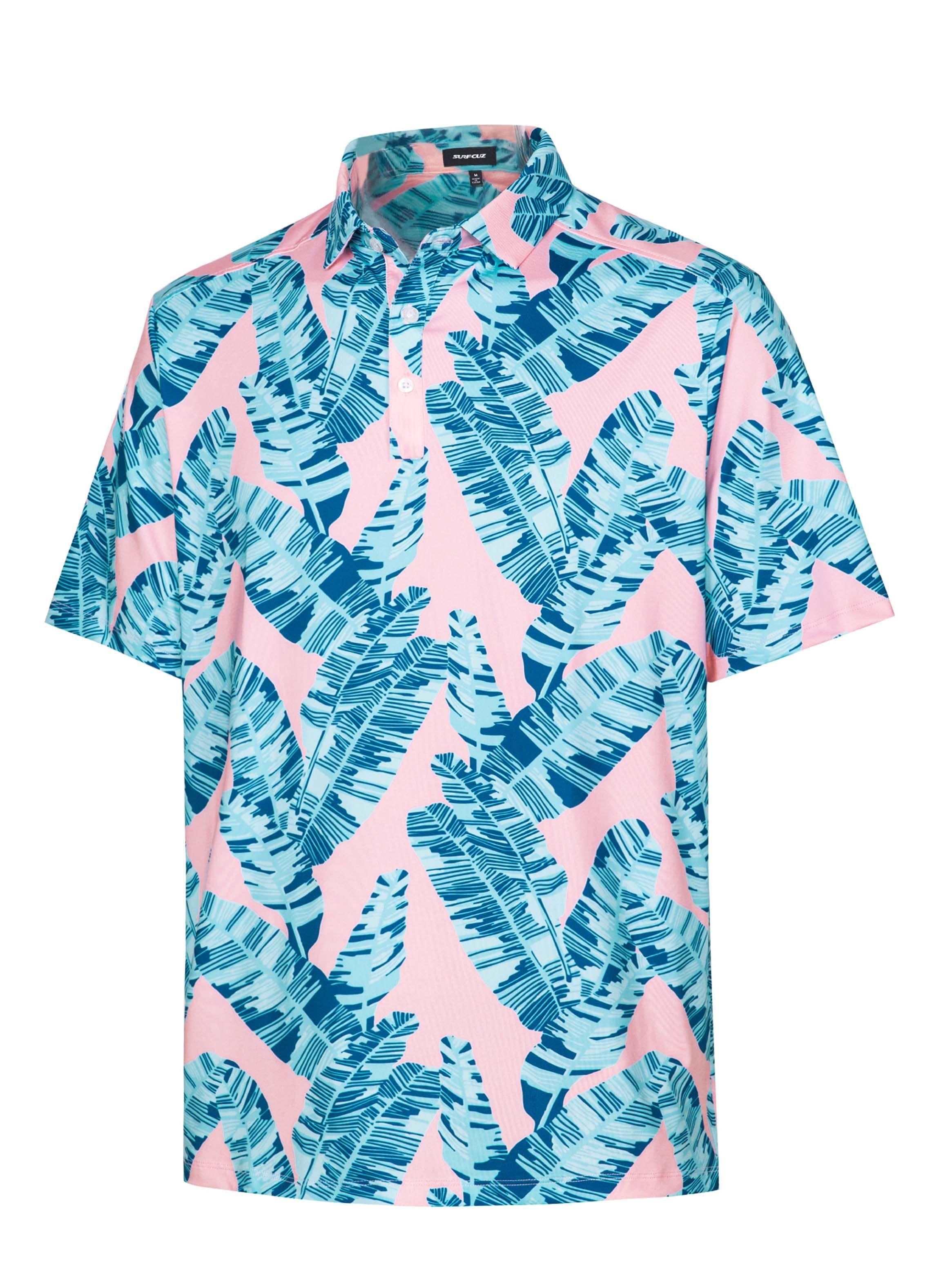 Polera de Golf White Leaves-0