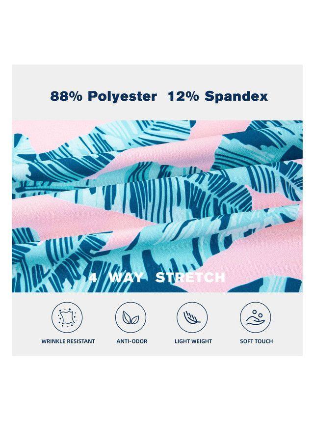 Polera de Golf White Leaves-4