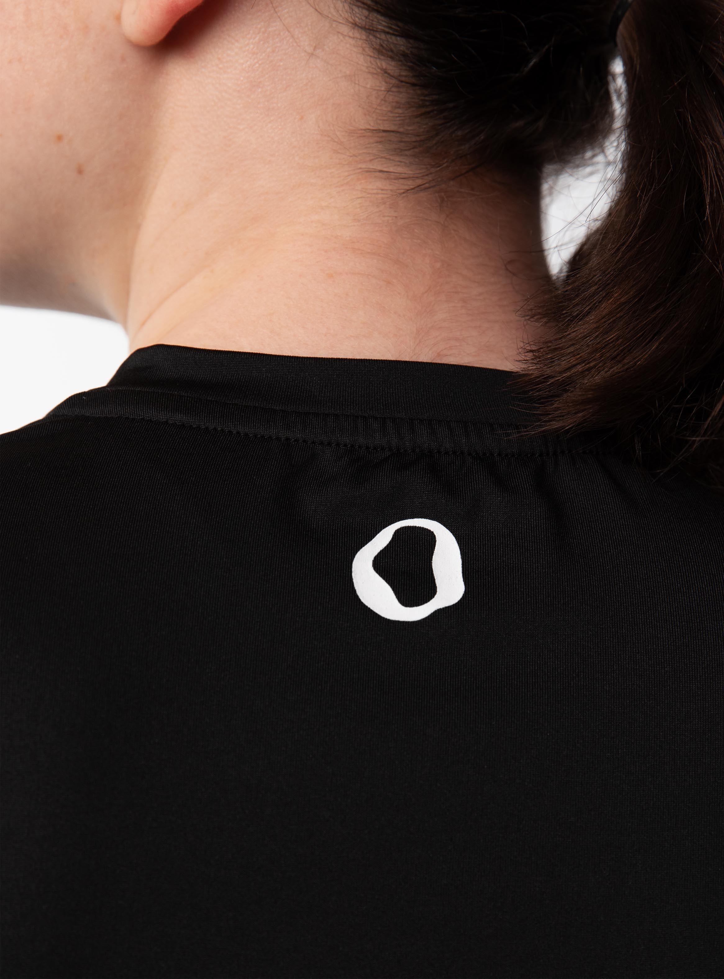 Polera cuello en V Mujer - Negro-4