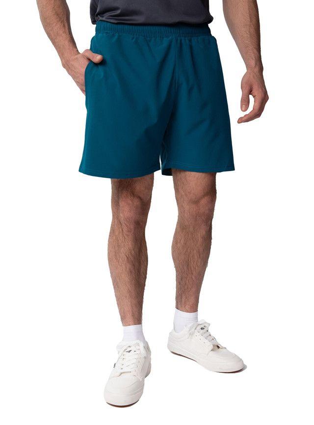 Short de Running liso 2 en 1 - Azul Petroleo-0