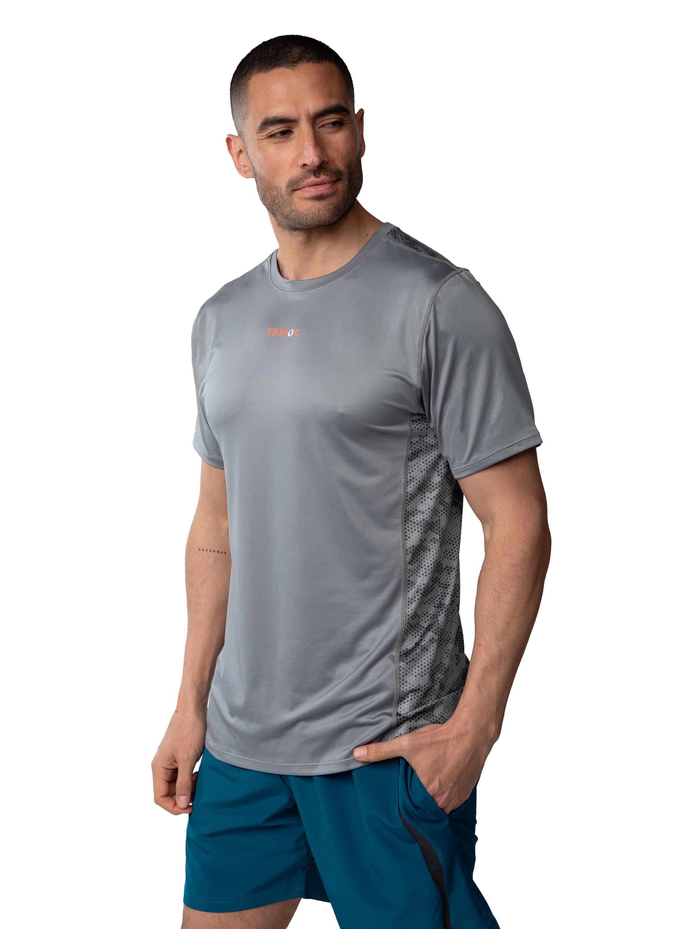 Polera de running Hombre - Gris-0