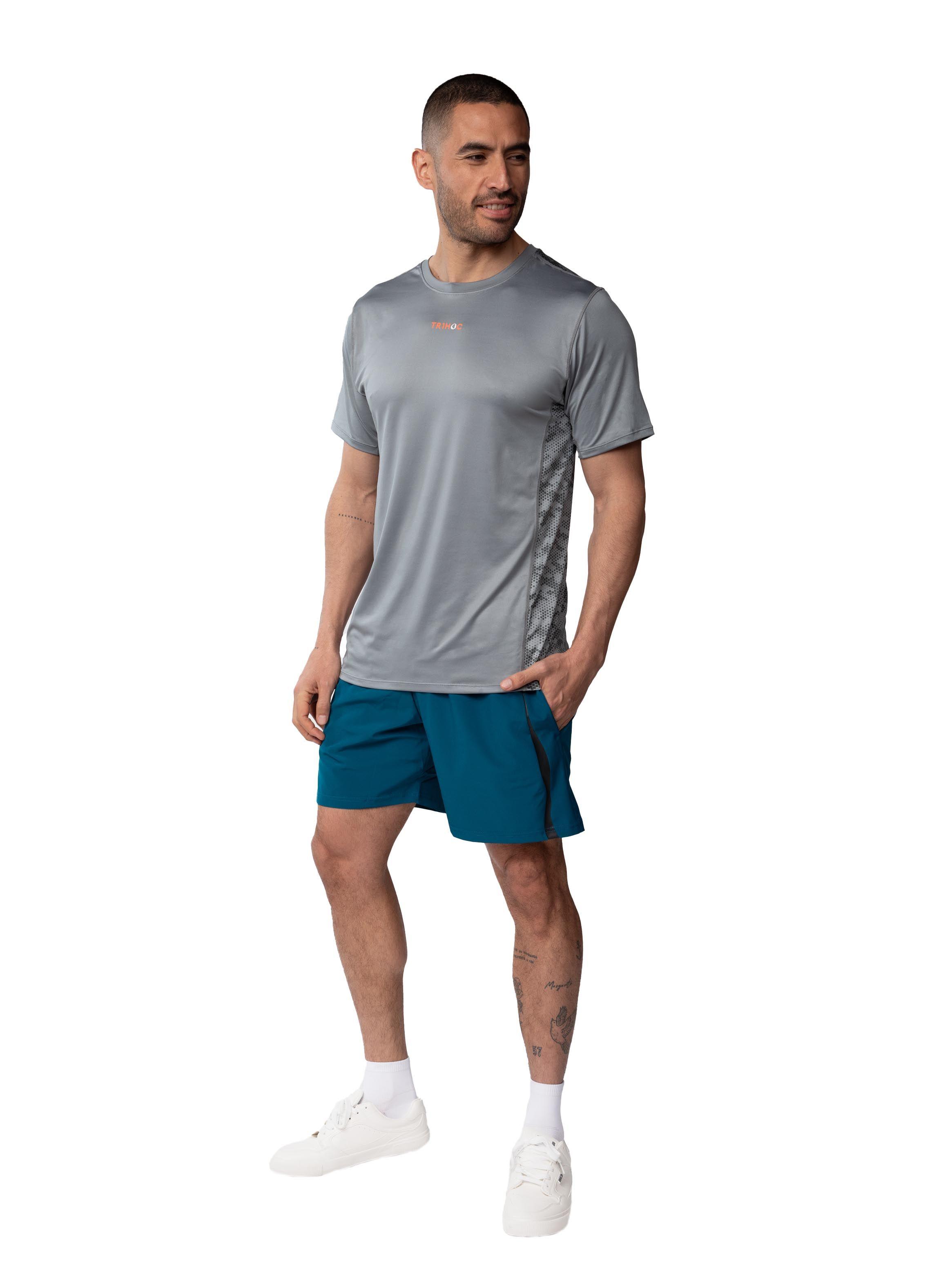 Polera de running Hombre - Gris-1