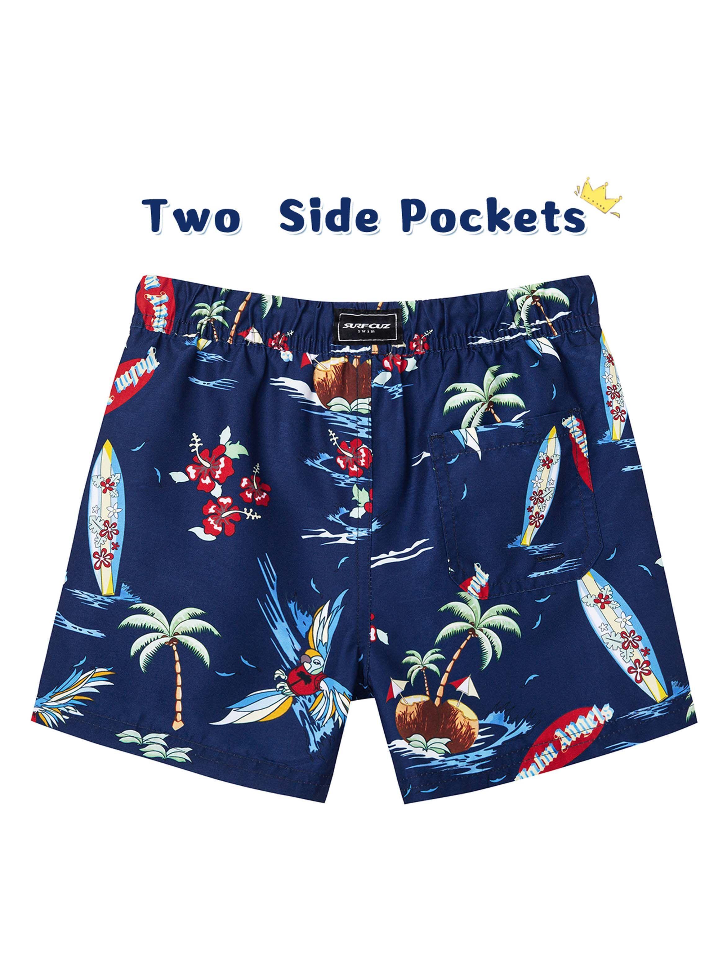 Traje de Baño Niño Vintage Azul-1