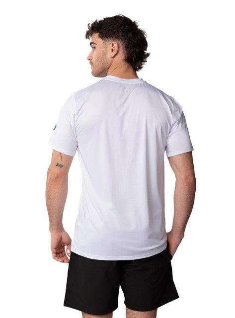 Polera básica cuello redondo Hombre - Blanca-1