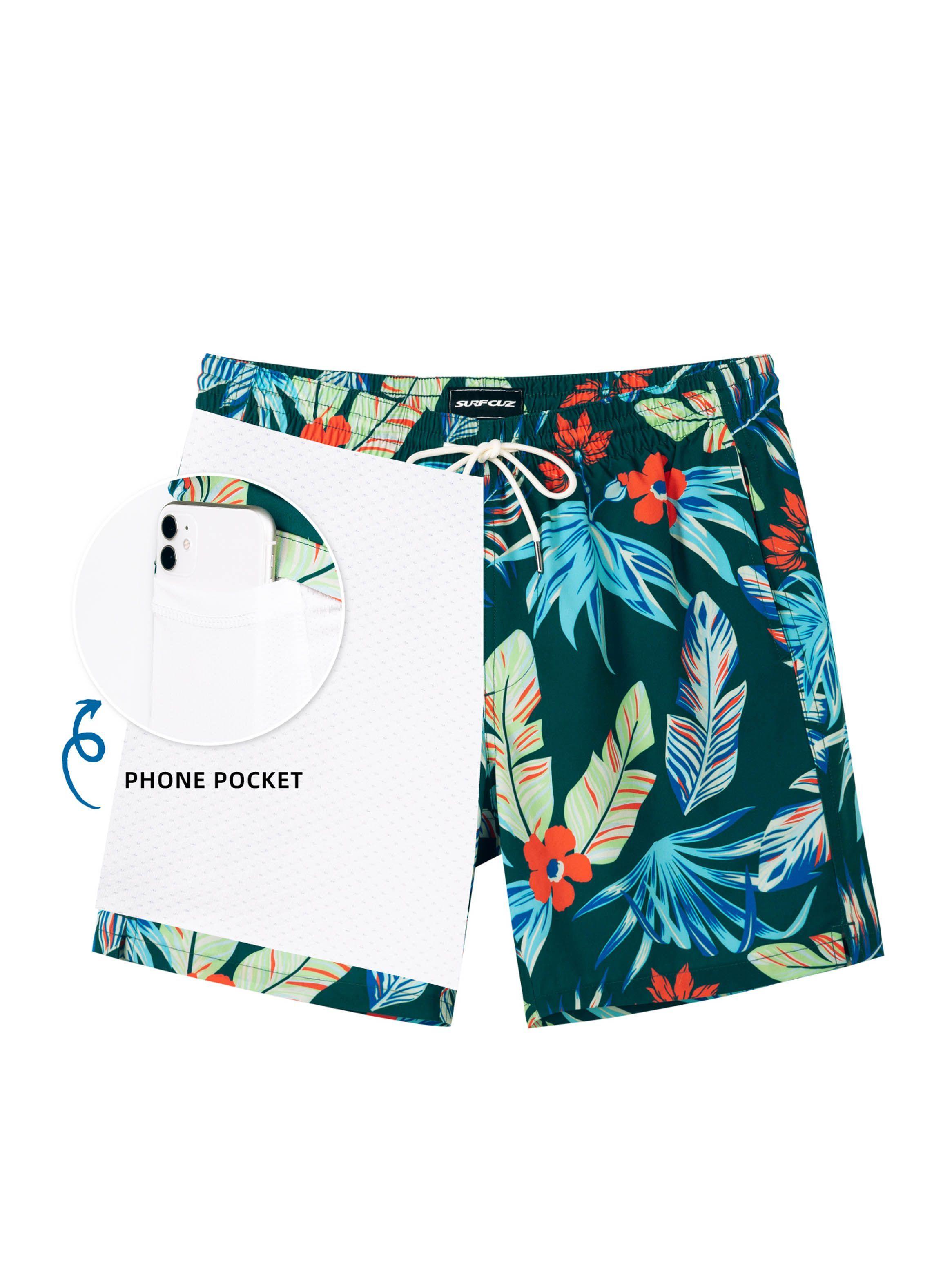 Traje de Baño 2 en 1 Green Leaves printed-1