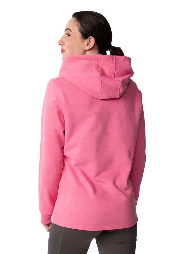 Polerón capucha canguro s/pretina Mujer - Rosado-1