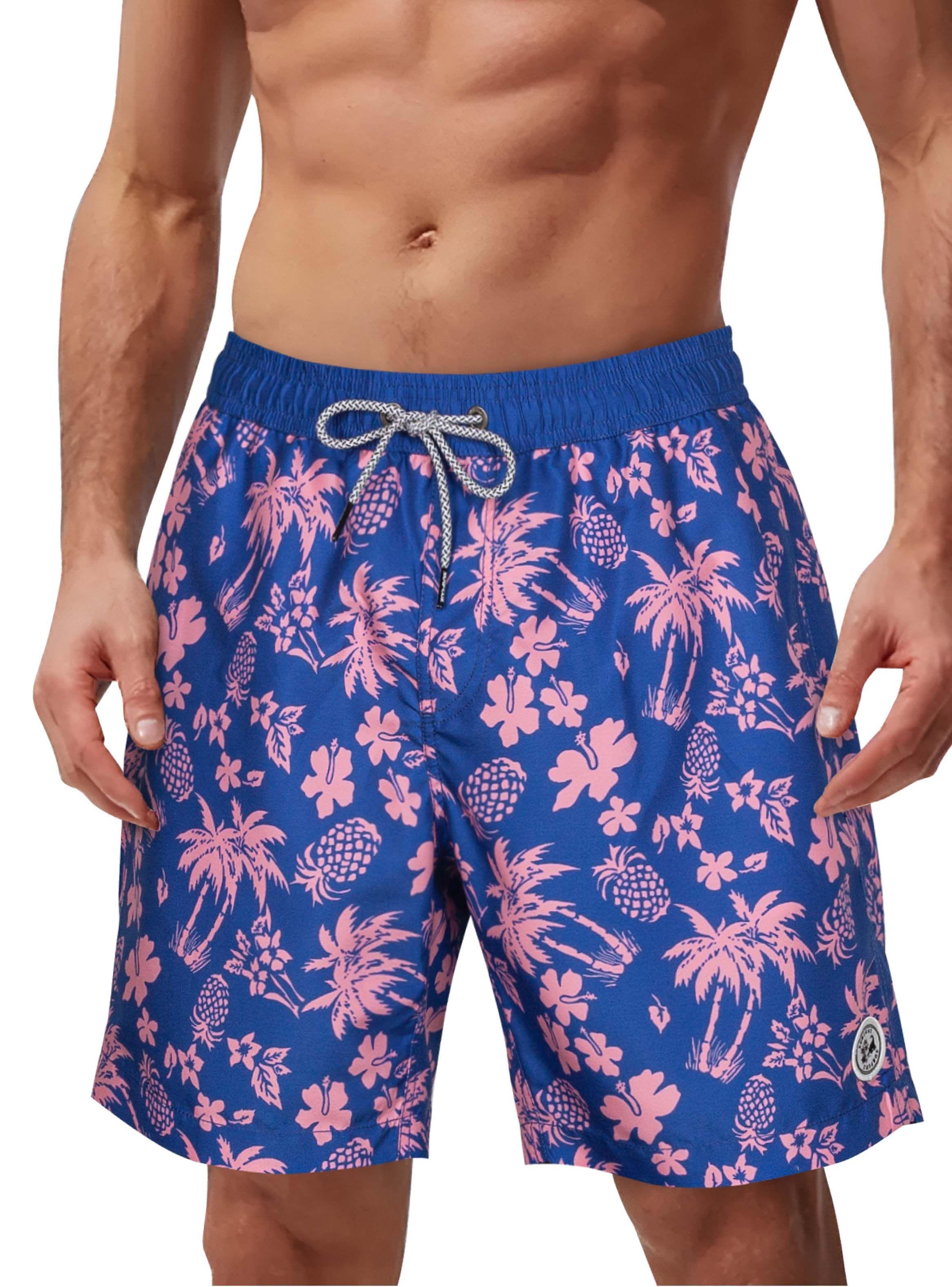 Traje de Baño Purple with Pink Leaves printed-0