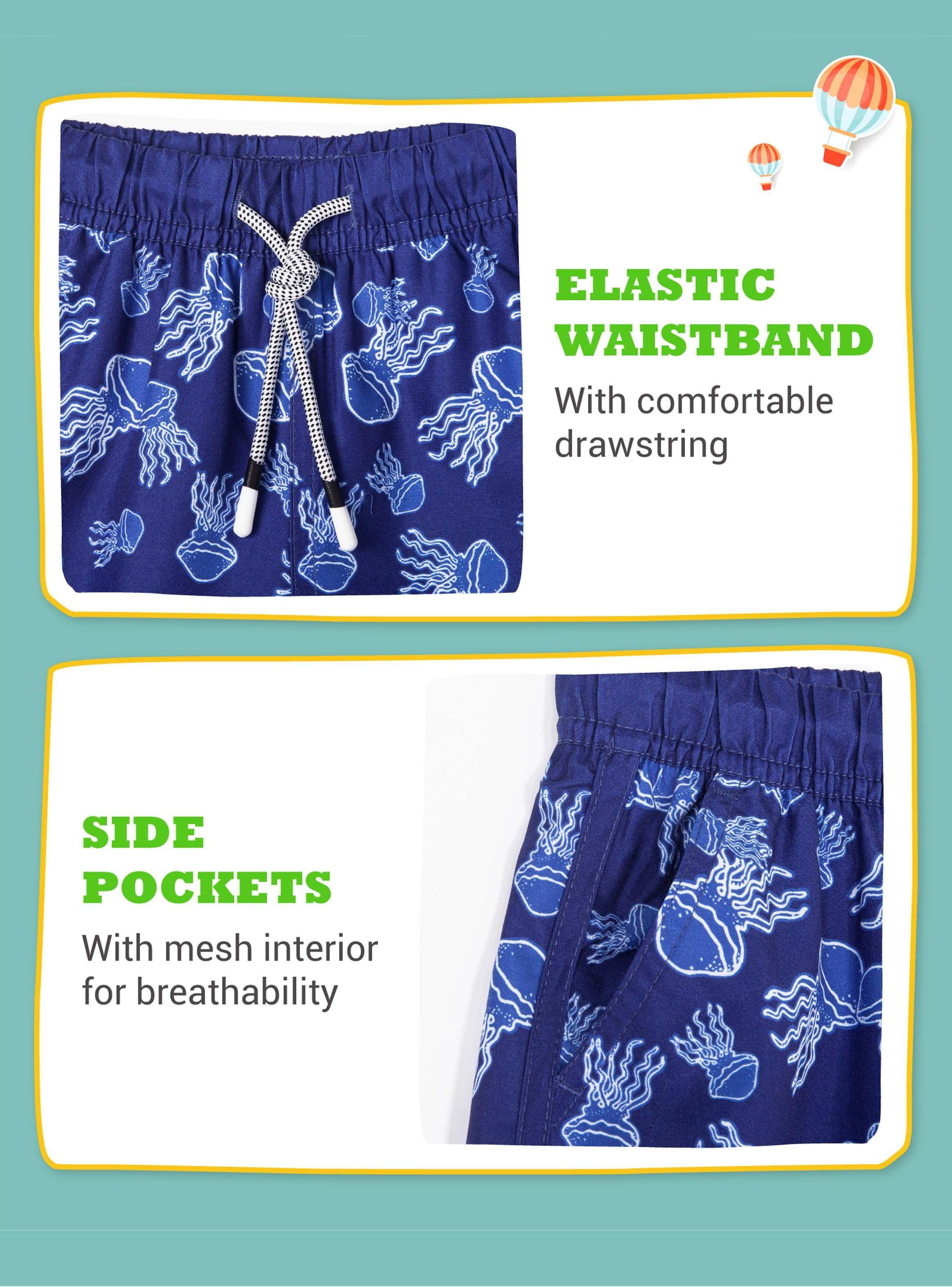 Traje de Baño Niño Blue Medusas-2