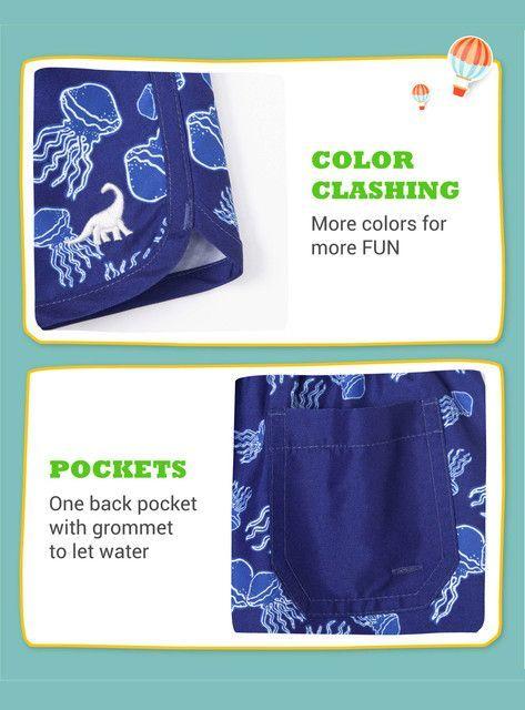 Traje de Baño Niño Blue Medusas-3