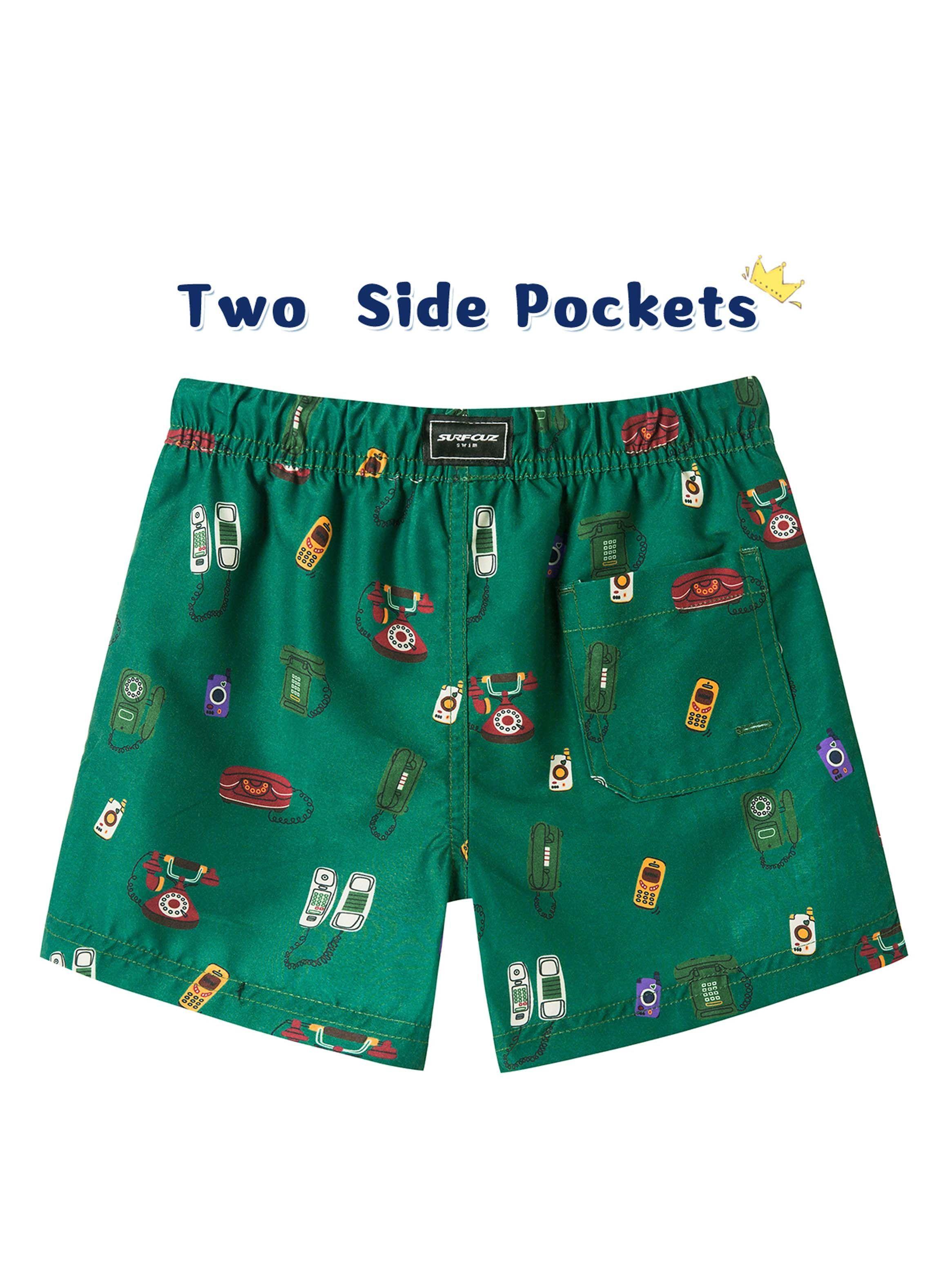 Traje de Baño Niño Vintage Verde-1