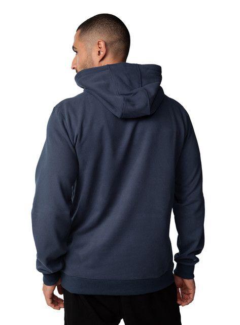 Polerón Canguro con capucha hombre - Azul Petróleo-1