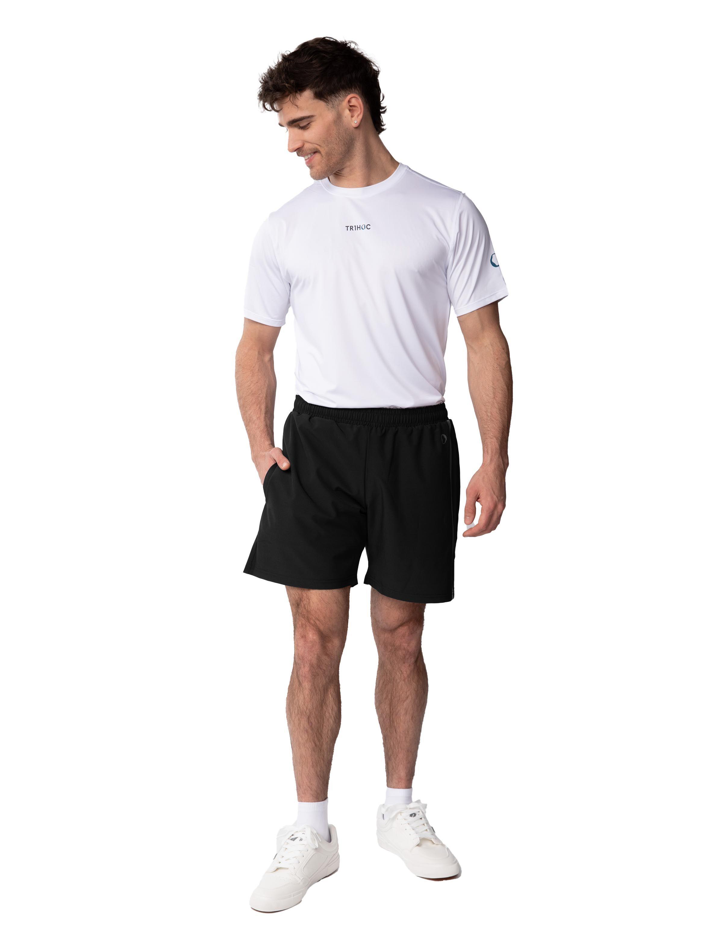 Short de Running liso 2 en 1 -Negro-3