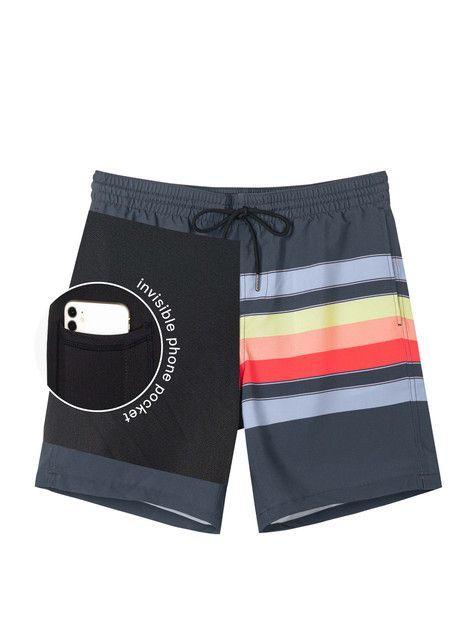 Traje de Baño 2 en 1 Strip printed-2