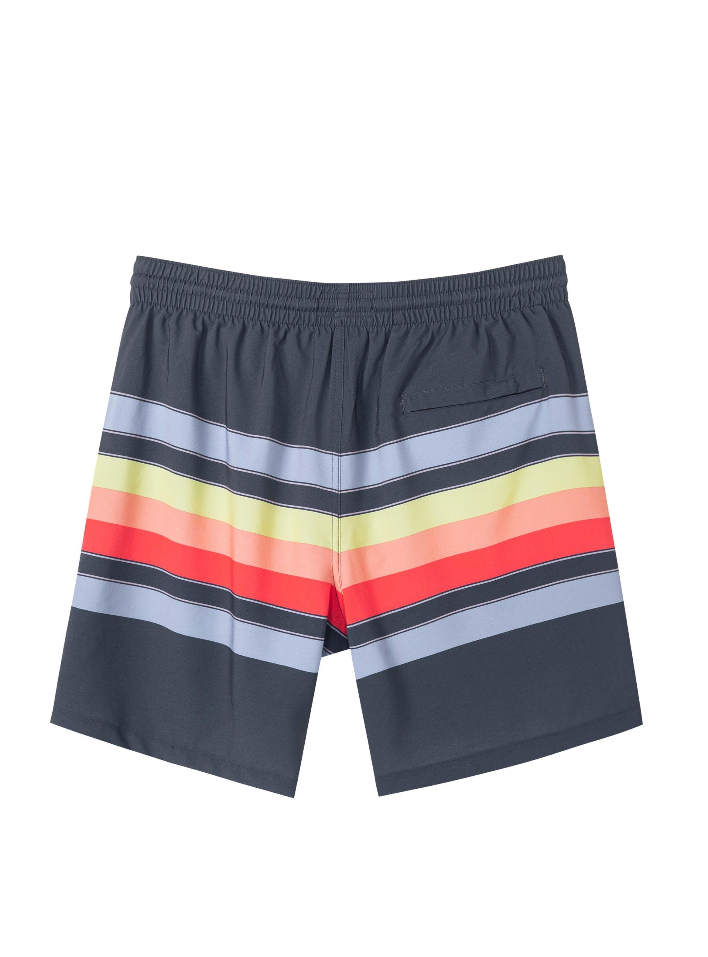 Traje de Baño 2 en 1 Strip printed-3