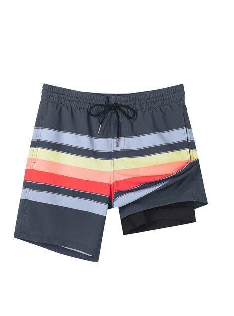 Traje de Baño 2 en 1 Strip printed-0