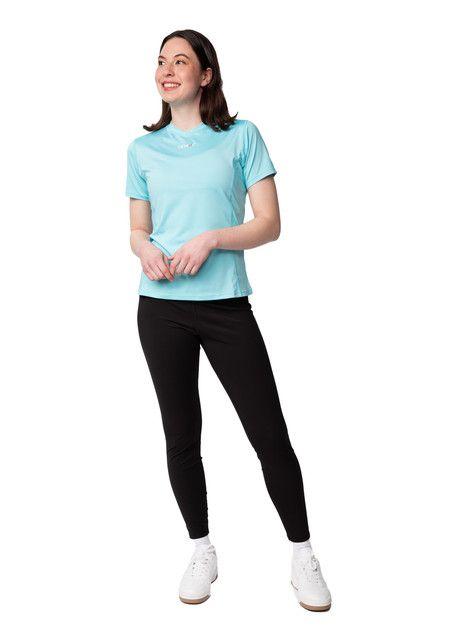 Polera cuello en V Mujer - Turquesa-2