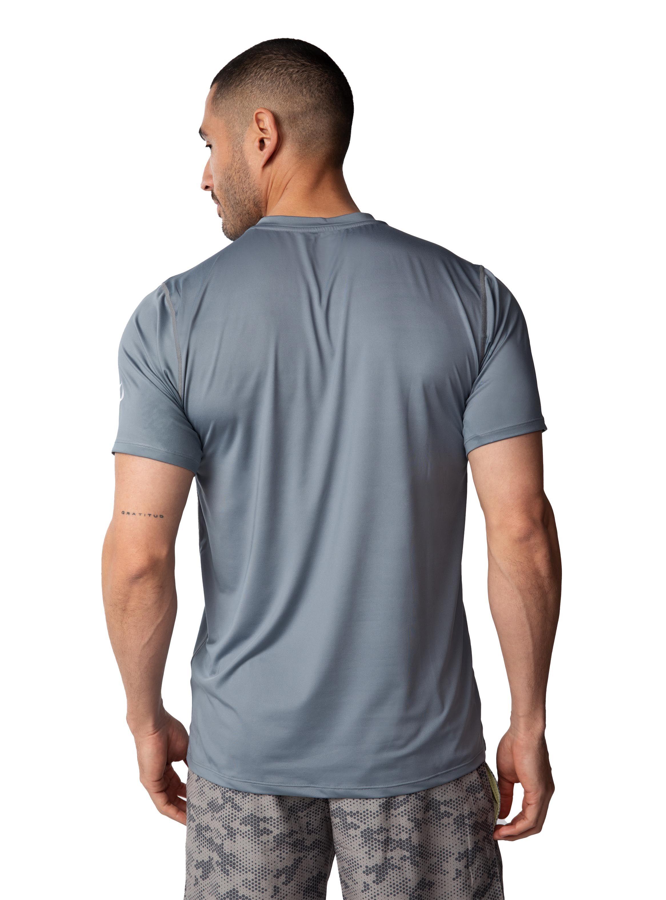 Polera básica cuello redondo Hombre - Gris-1