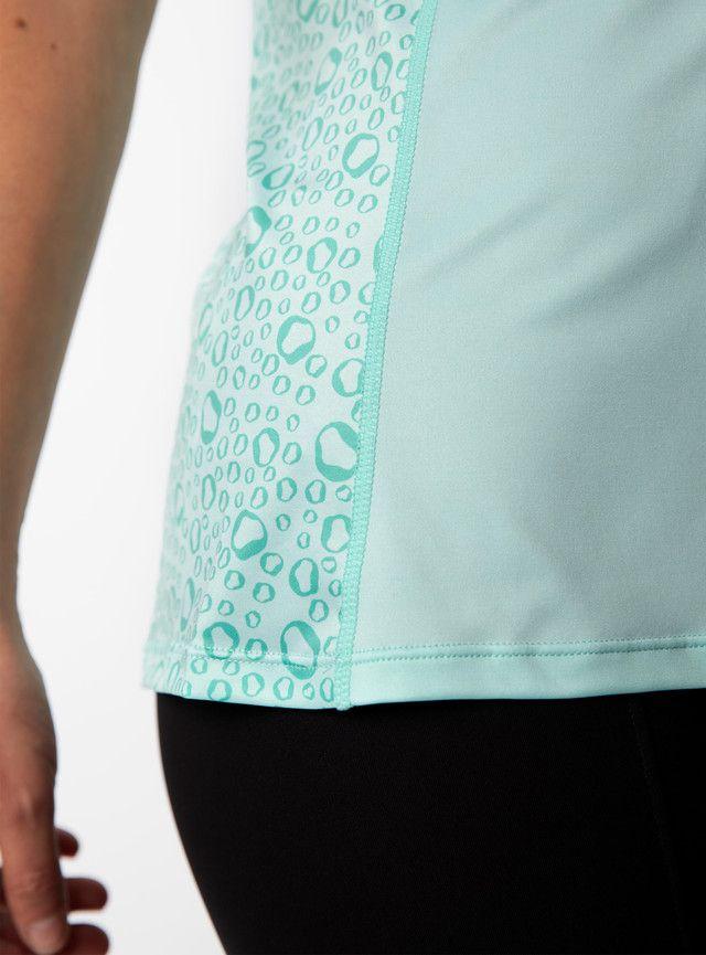 Polera cuello redondo Mujer - Verde Agua-3