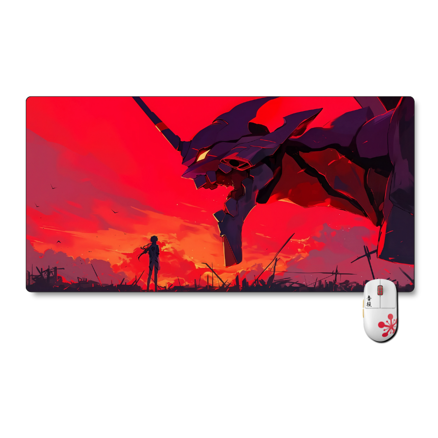 Mousepad Evangelion 80x40 cm Eva 01 Berserk Waterproof-0