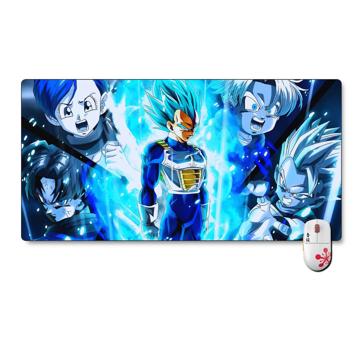 Mousepad Gamer Dragon Ball Vegeta Blue 80x40 cm Waterproof-0