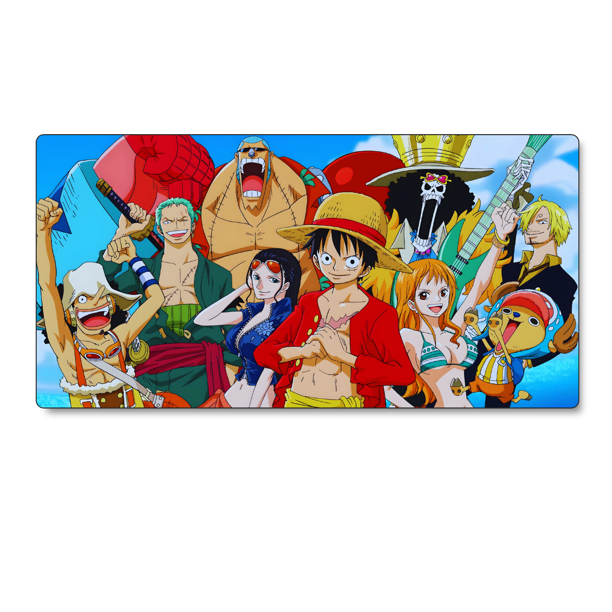 Mousepad One Piece 60x35 cm Straw Hat Pirates Waterproof-0