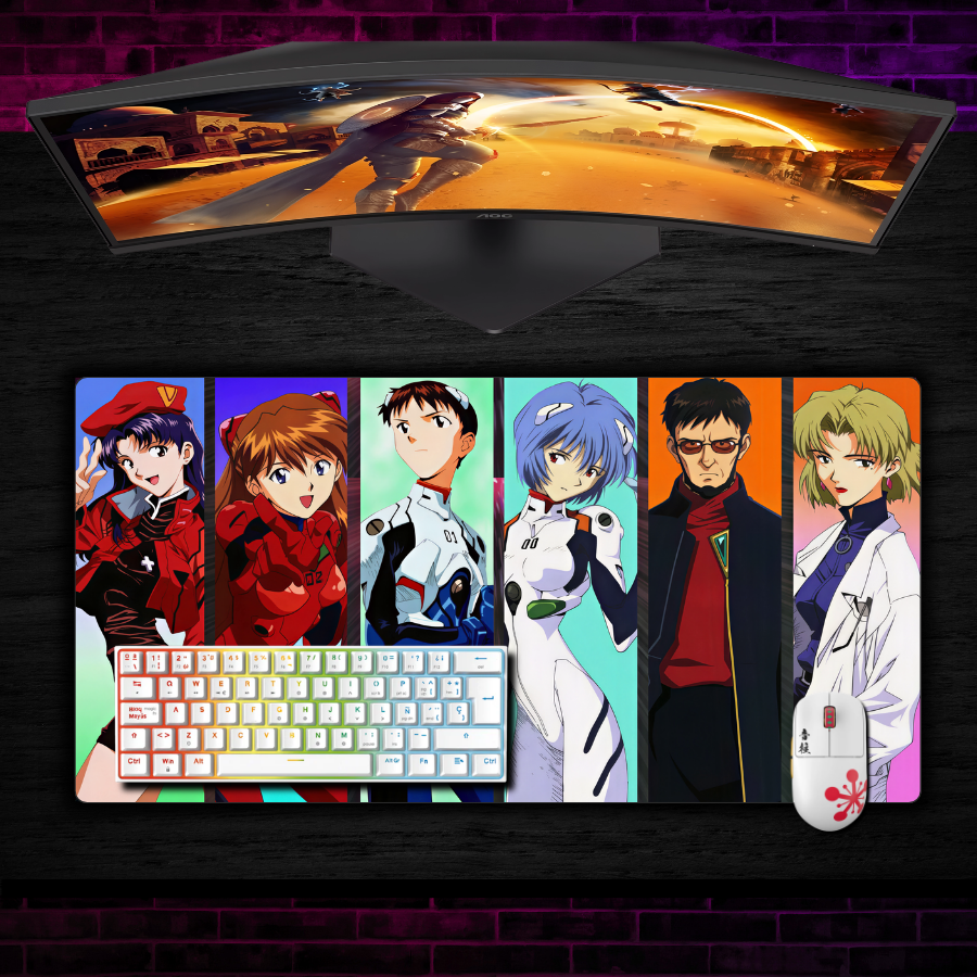 Mousepad Evangelion 80x40 cm Nerv Team Waterproof-1