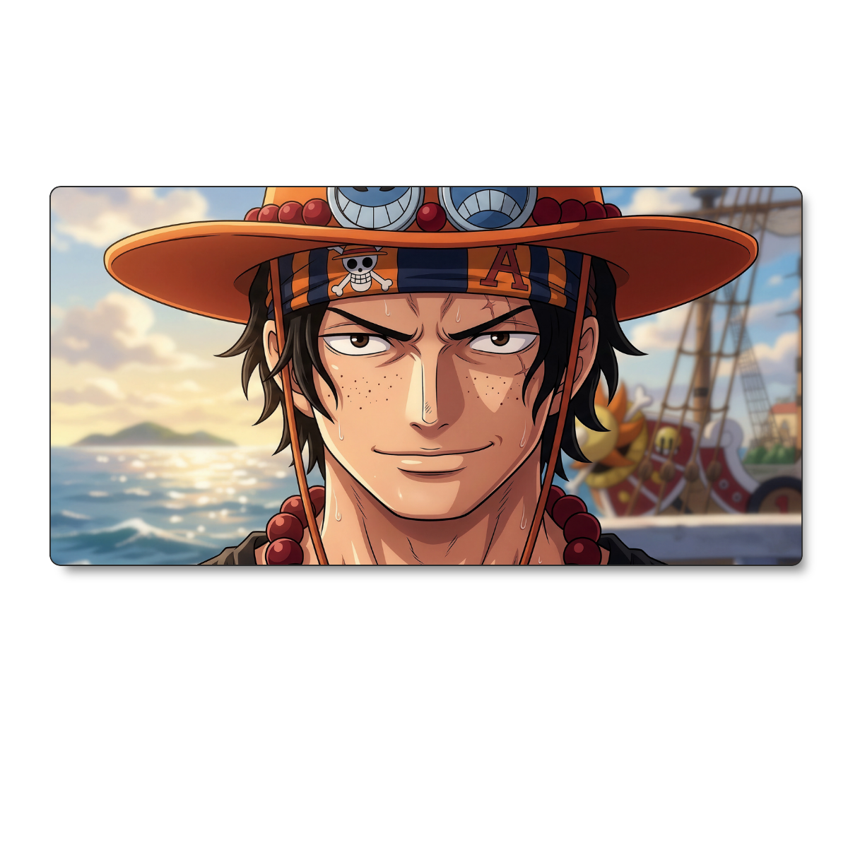 Mousepad One Piece 80x40 cm Ace Waterproof-0