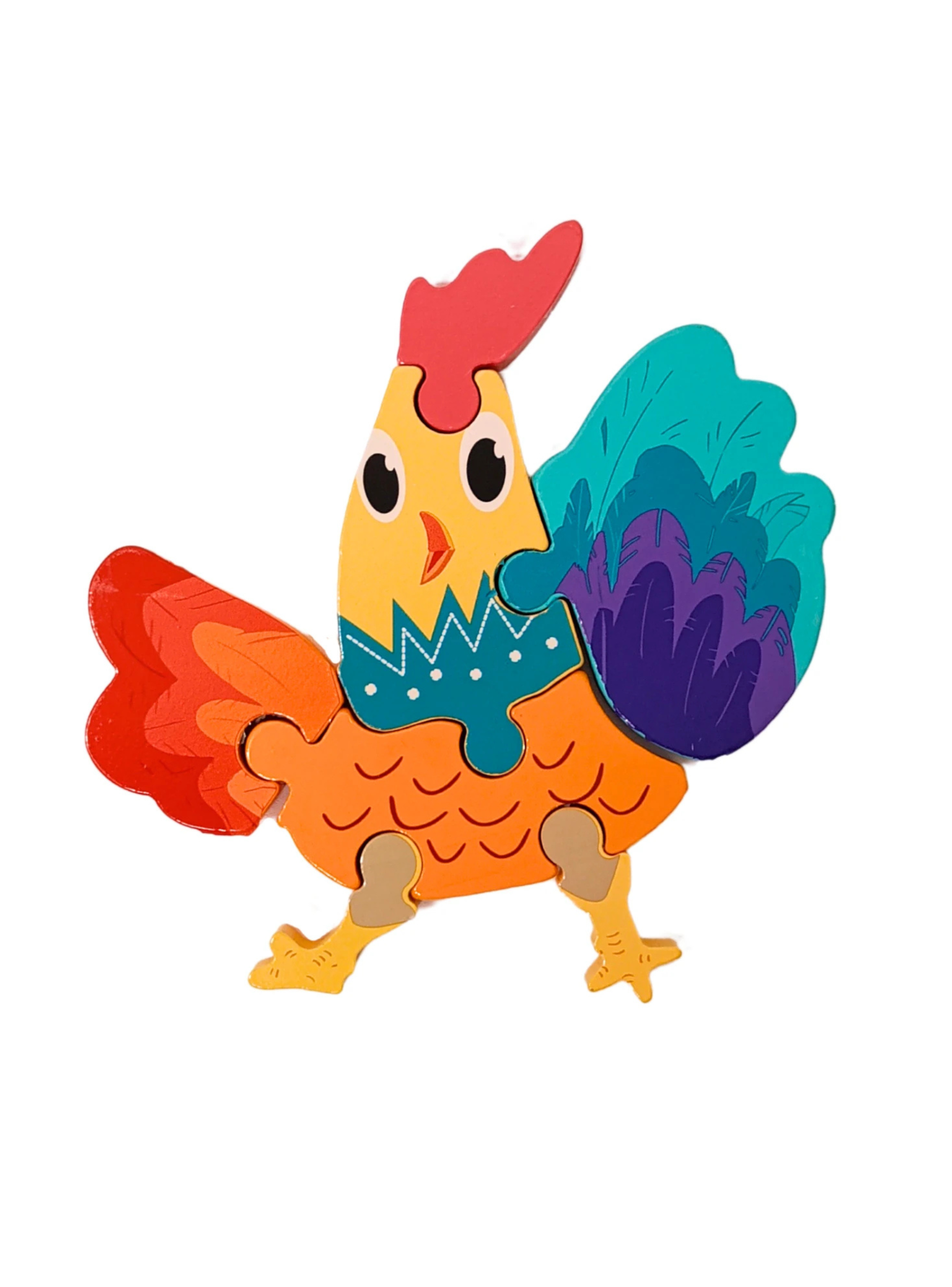 Puzzle colores pasteles infantil animales-4
