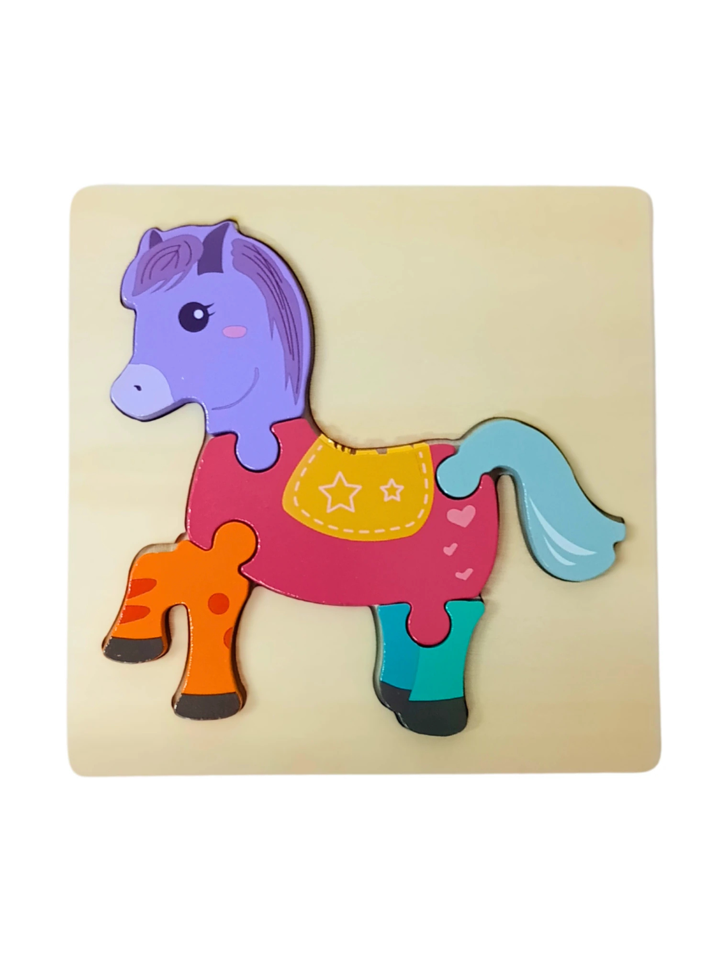 Puzzle colores pasteles infantil animales-2