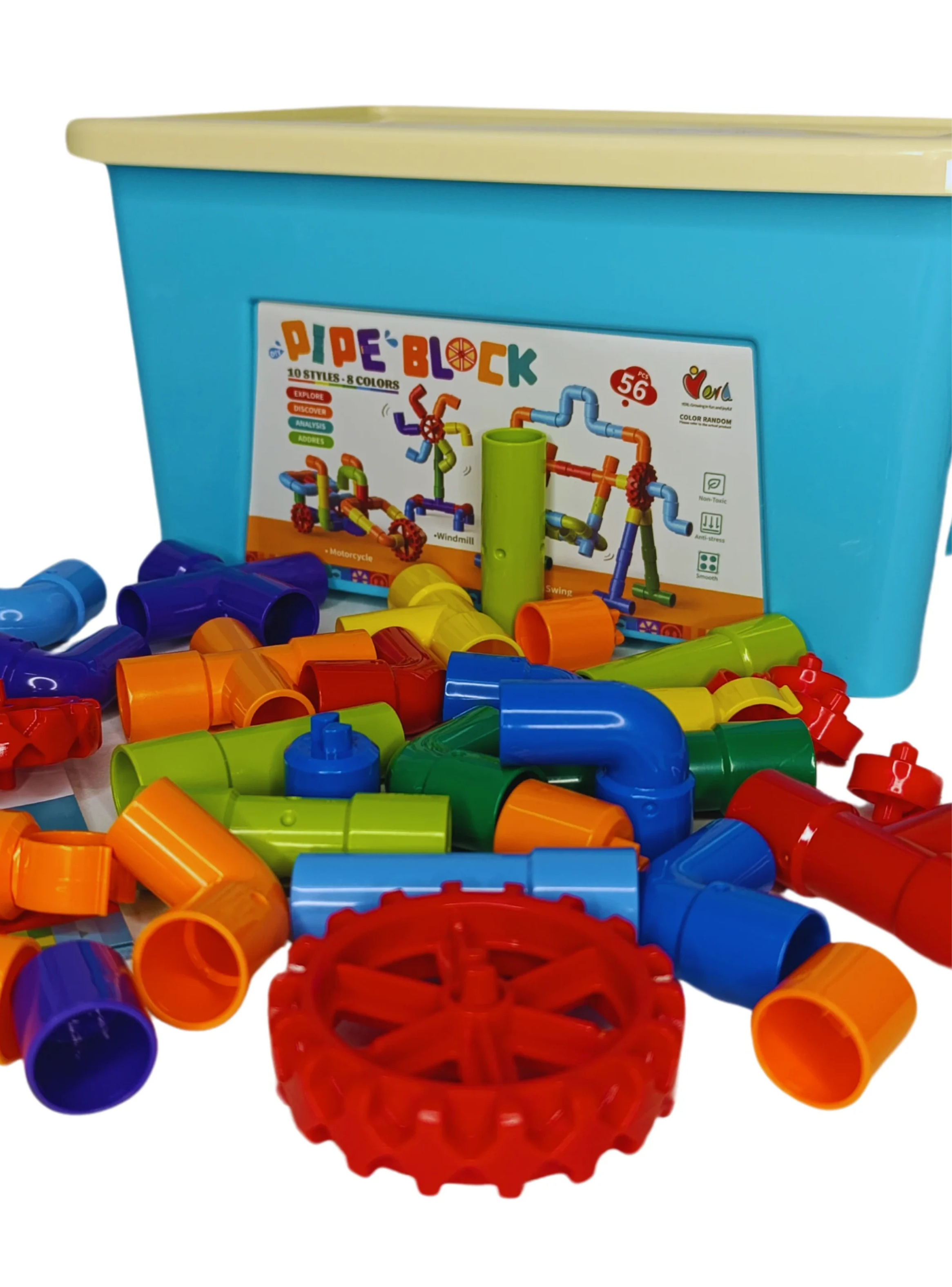 Bloques de tuberías 56 pcs-2