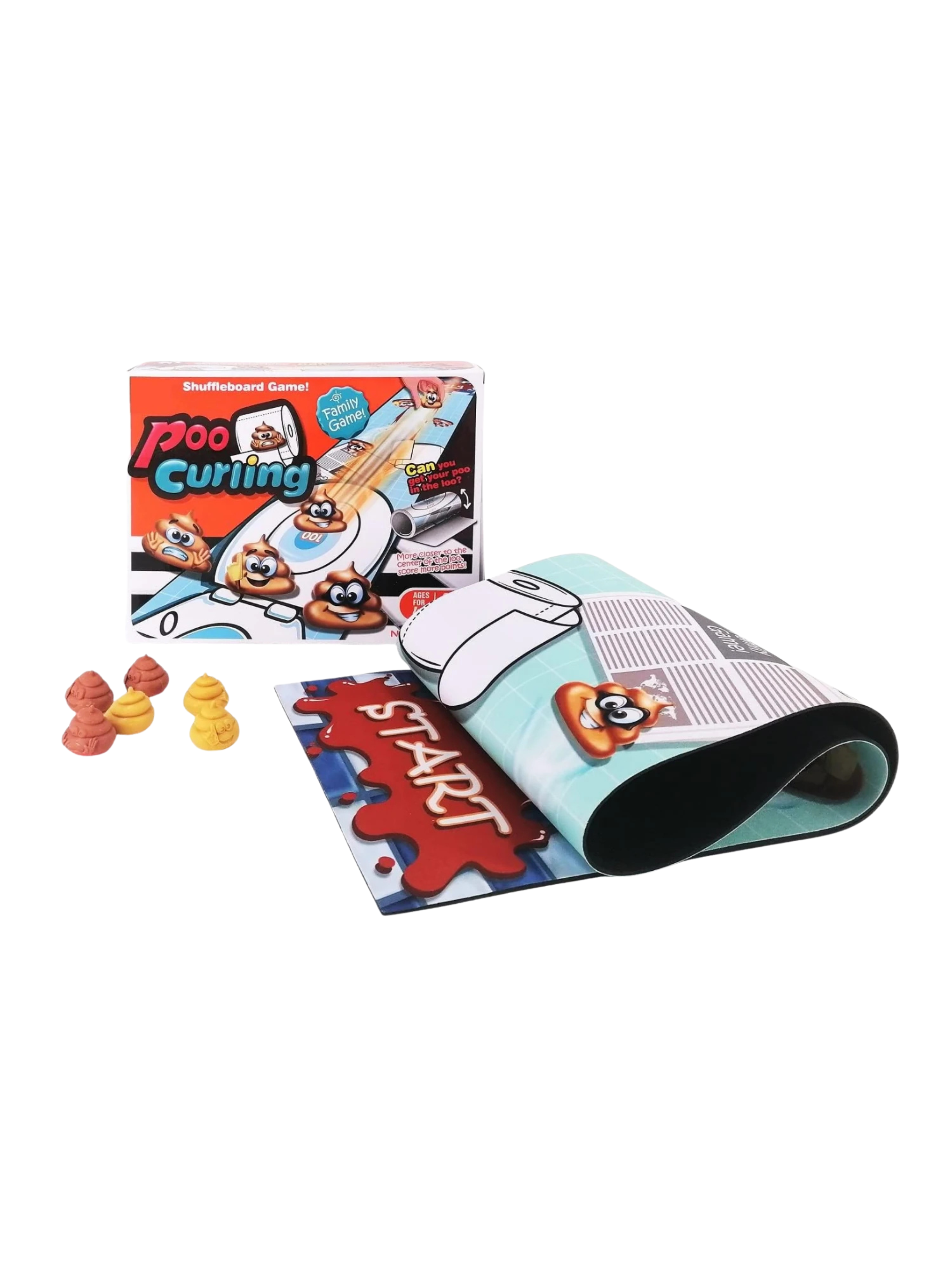 Curling Poo juego de mesa-2