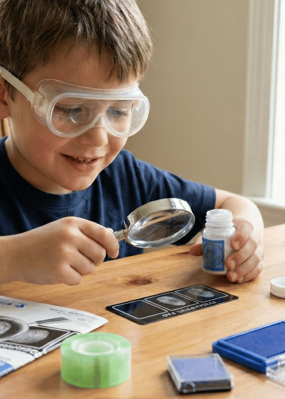 Detective Infantil con Huellas Dactilares-2