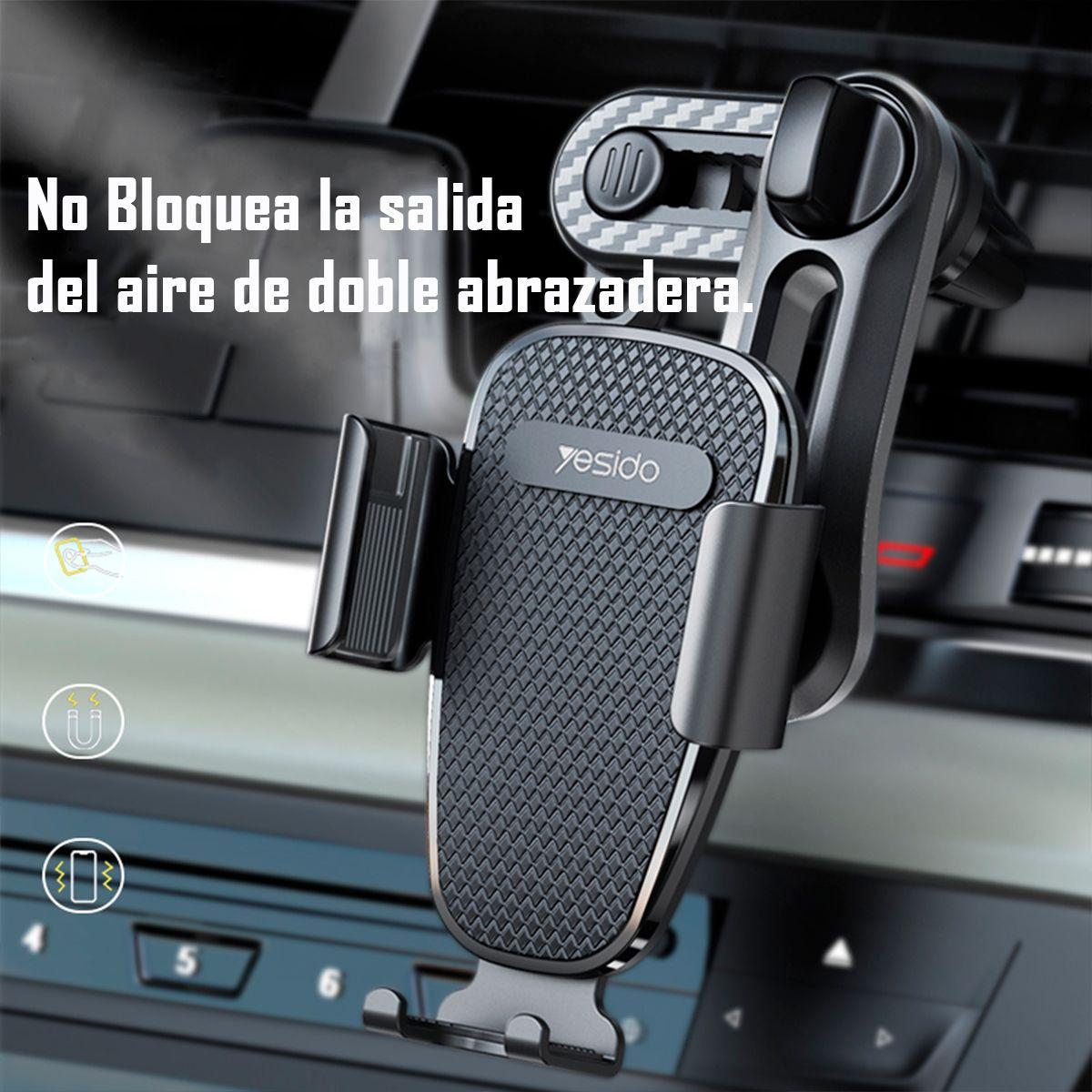 Soporte Holder Para Celular Tipo Rejilla 360 Yesido C105-5