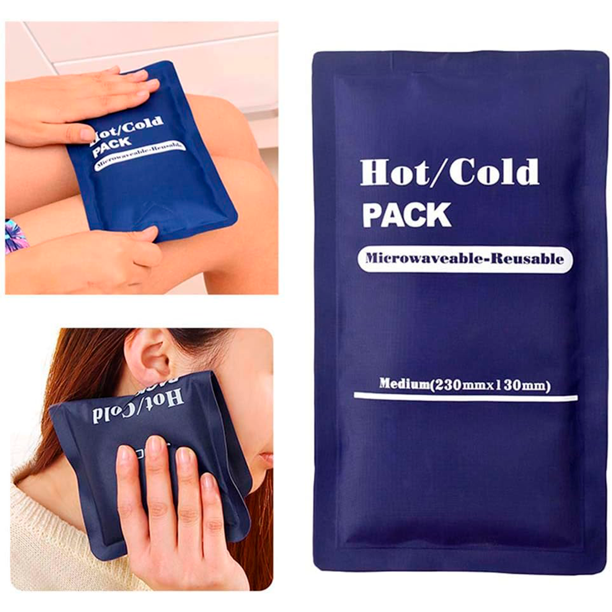 Compresa Frio - Calor Tamaño Mediano De 30x20 Cm-3