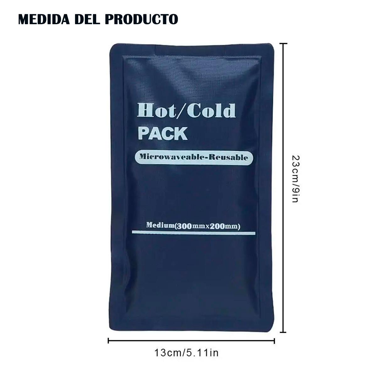 Compresa Frio - Calor Tamaño Mediano De 30x20 Cm-4
