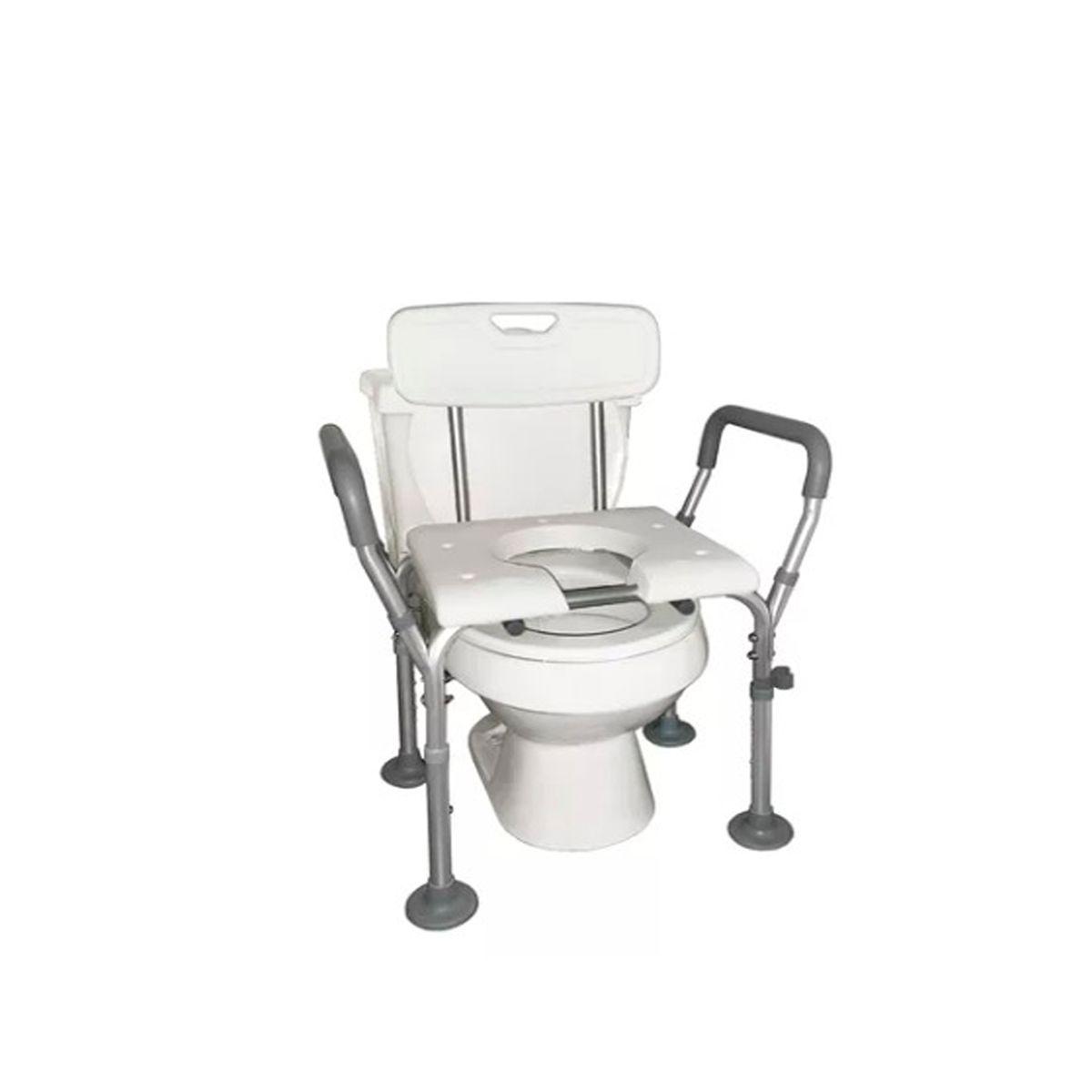 Silla De Ducha Con Rebaje Y Apoya Brazos Altura Regulable-0