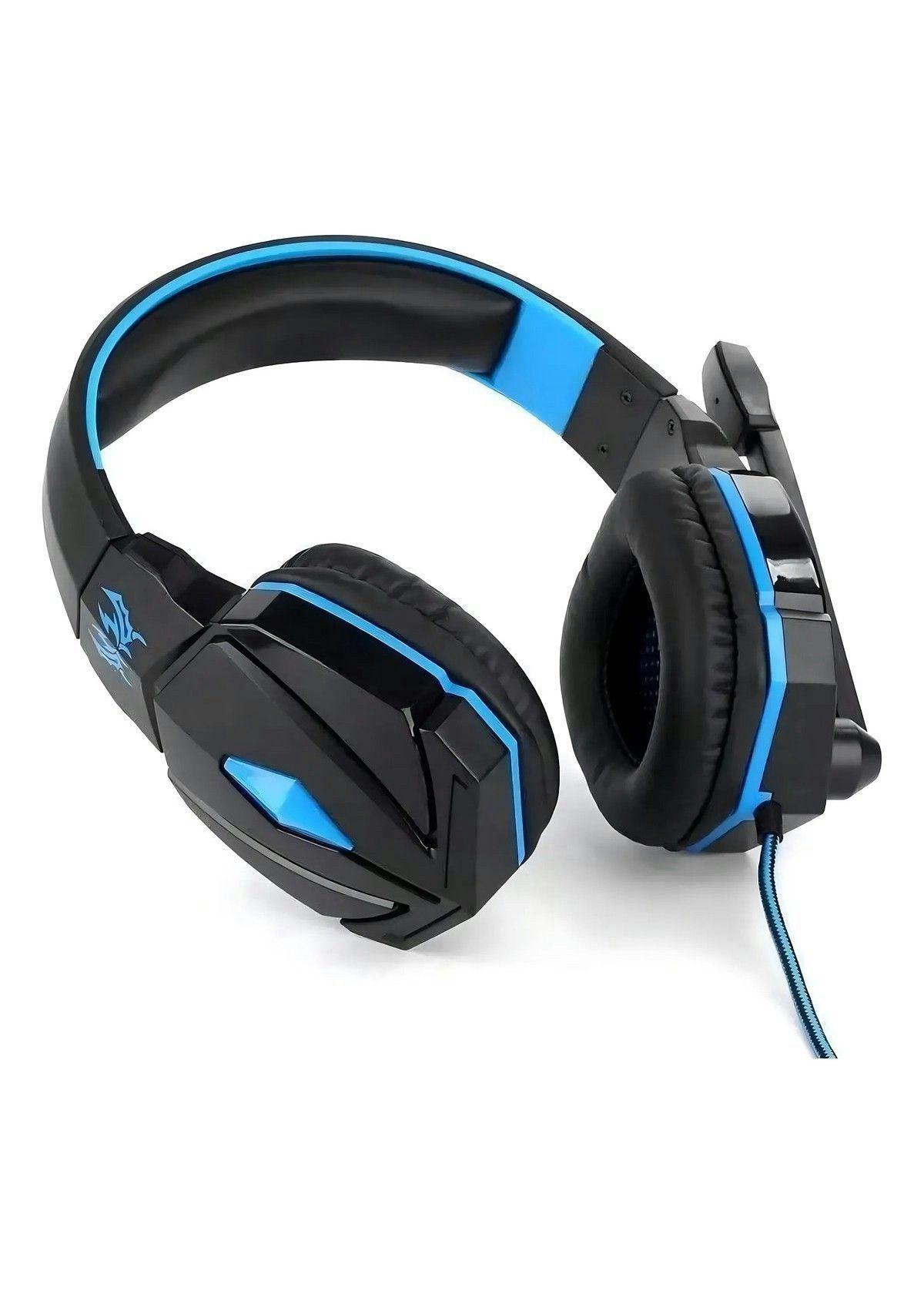 Pack Audífono Gamer Kotion + Stand Azul Negro/azul-2