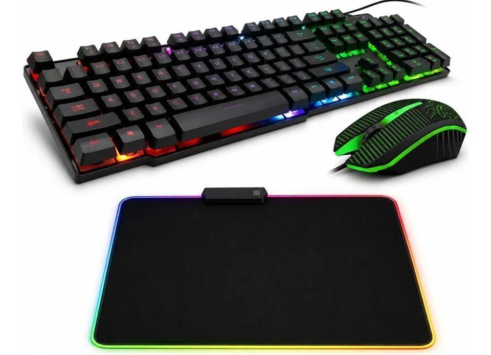 Kit Gamer Imice Km 680 A Teclado Mouse mousepad Rgb S-0