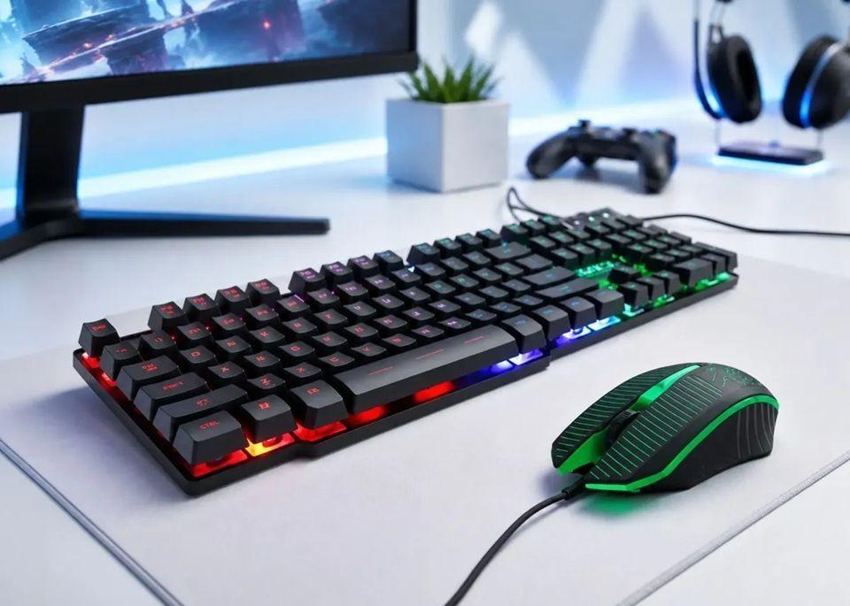 Kit Gamer Imice Km 680 A Teclado Mouse mousepad Rgb S-4