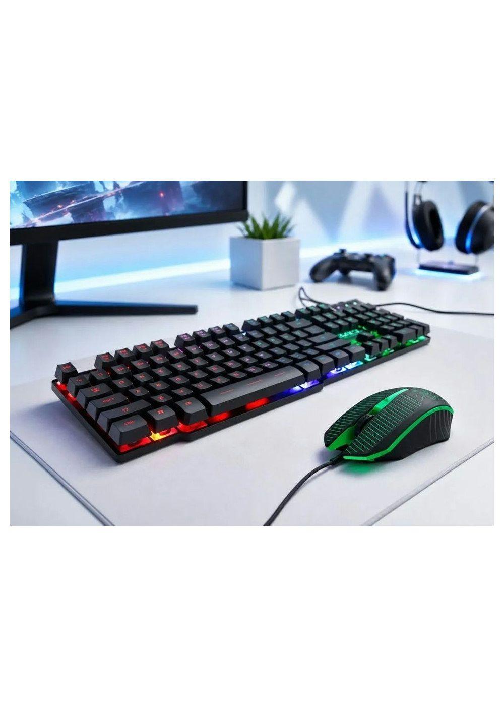 Kit Gamer Imice Km 680 A Teclado Mouse mousepad Rgb S-4
