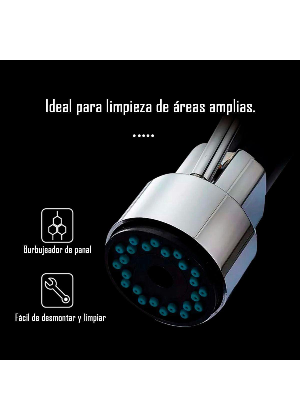 Llave Grifería Lavaplatos Doble Cuello Cisne Flexible Cocina Tap01 Plateado-2