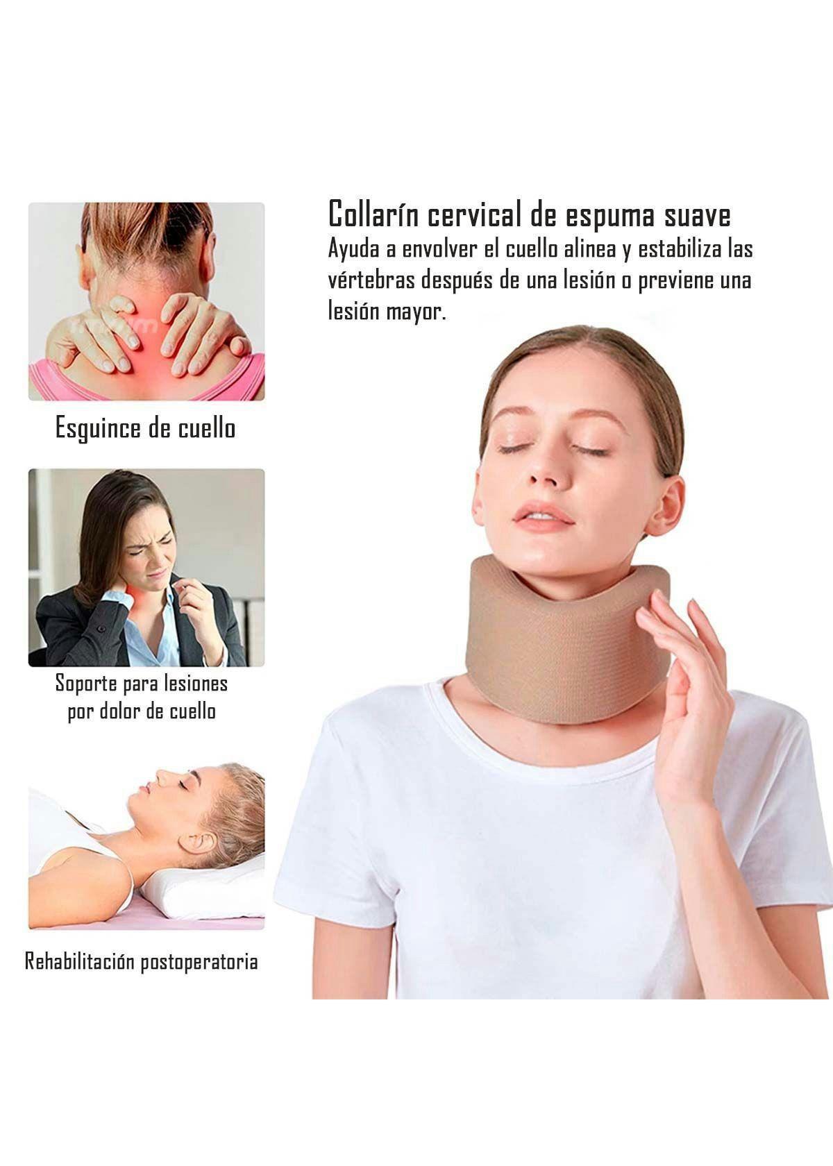 Cuello Collarin Cervical Blando Ortopedico Talla M Premium-3